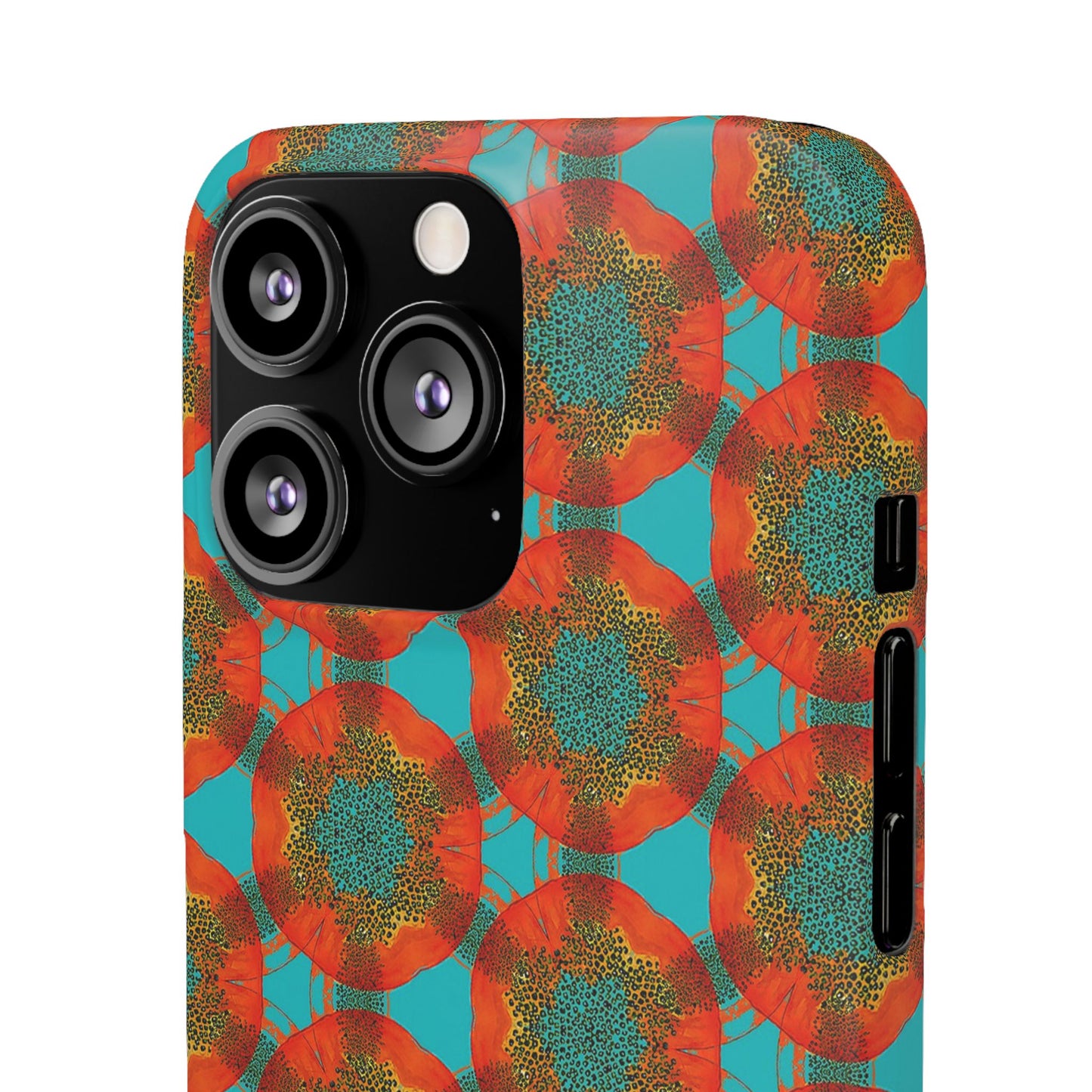 Snap Phone Case - Papaya Watercolor