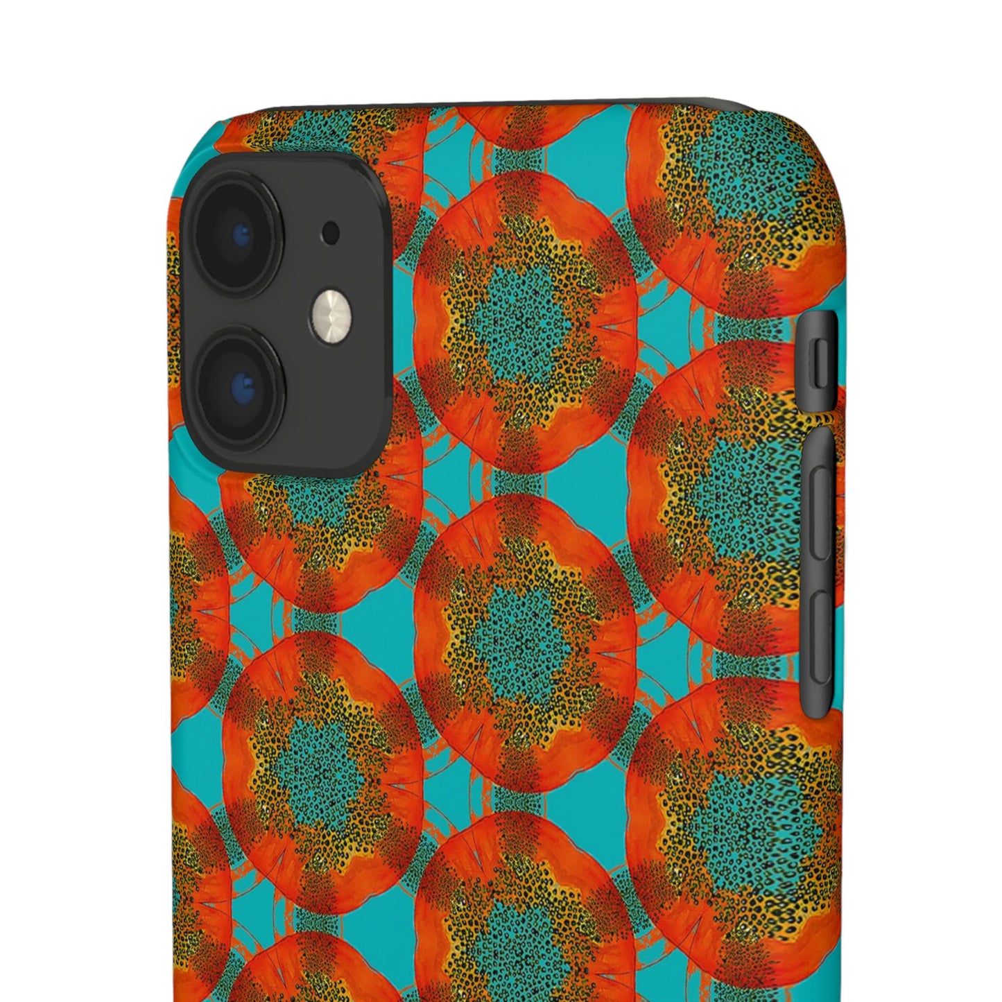 Snap Phone Case - Papaya Watercolor