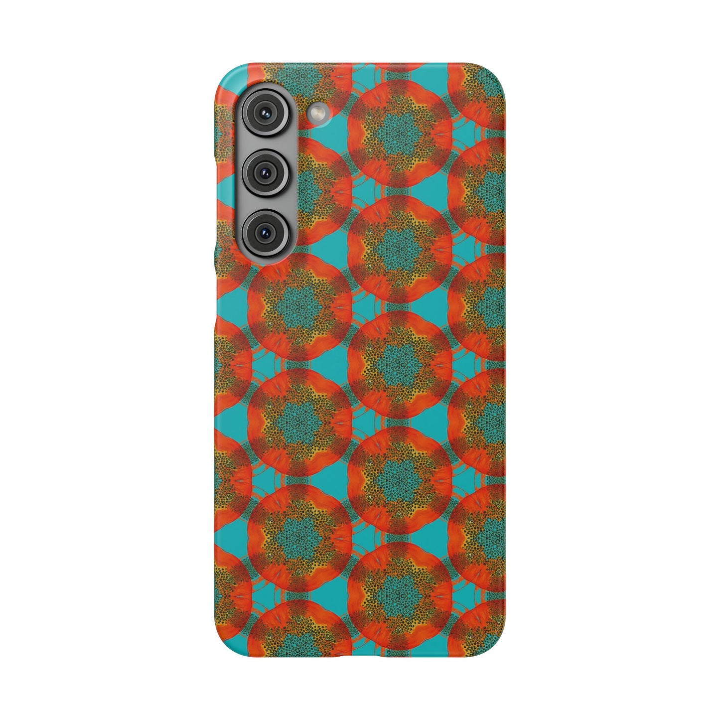 Snap Phone Case - Papaya Watercolor