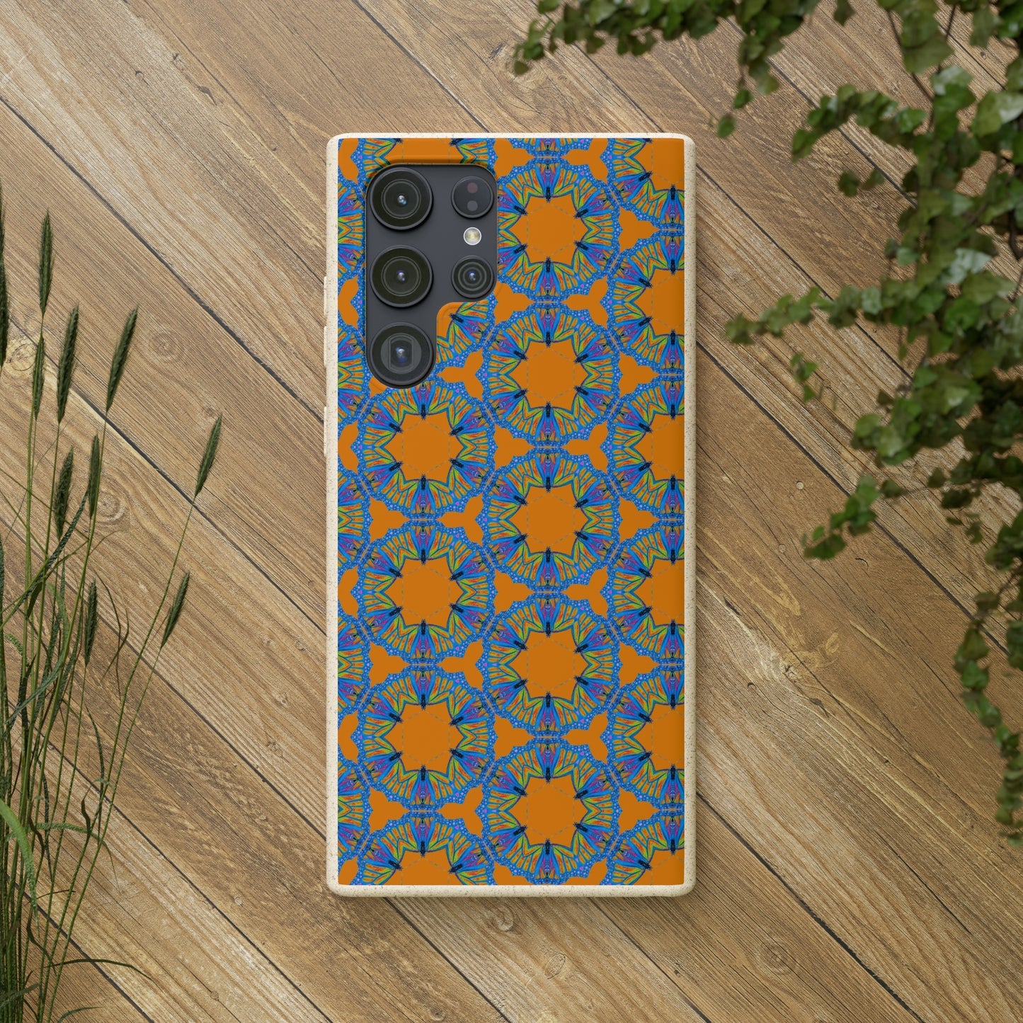 Biodegradable Phone Case - Butterfly Mandala