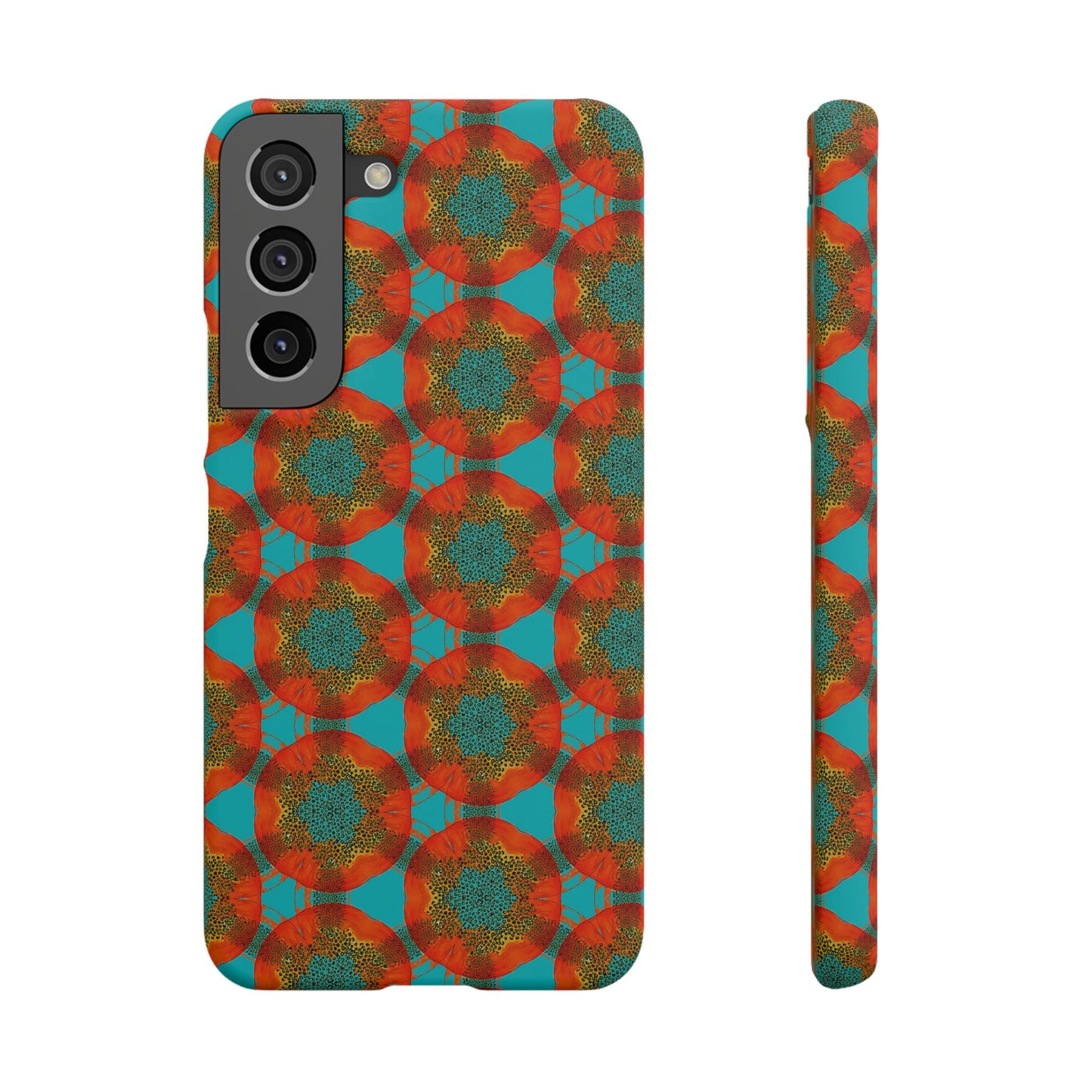 Snap Phone Case - Papaya Watercolor