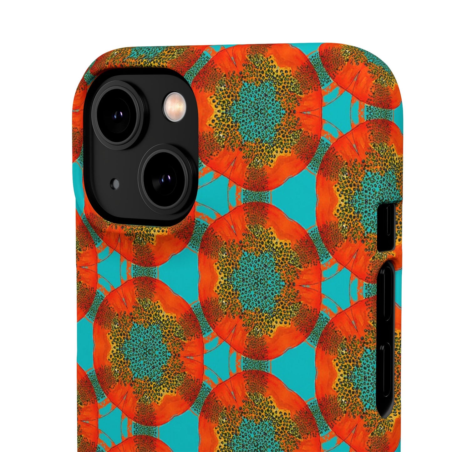 Snap Phone Case - Papaya Watercolor