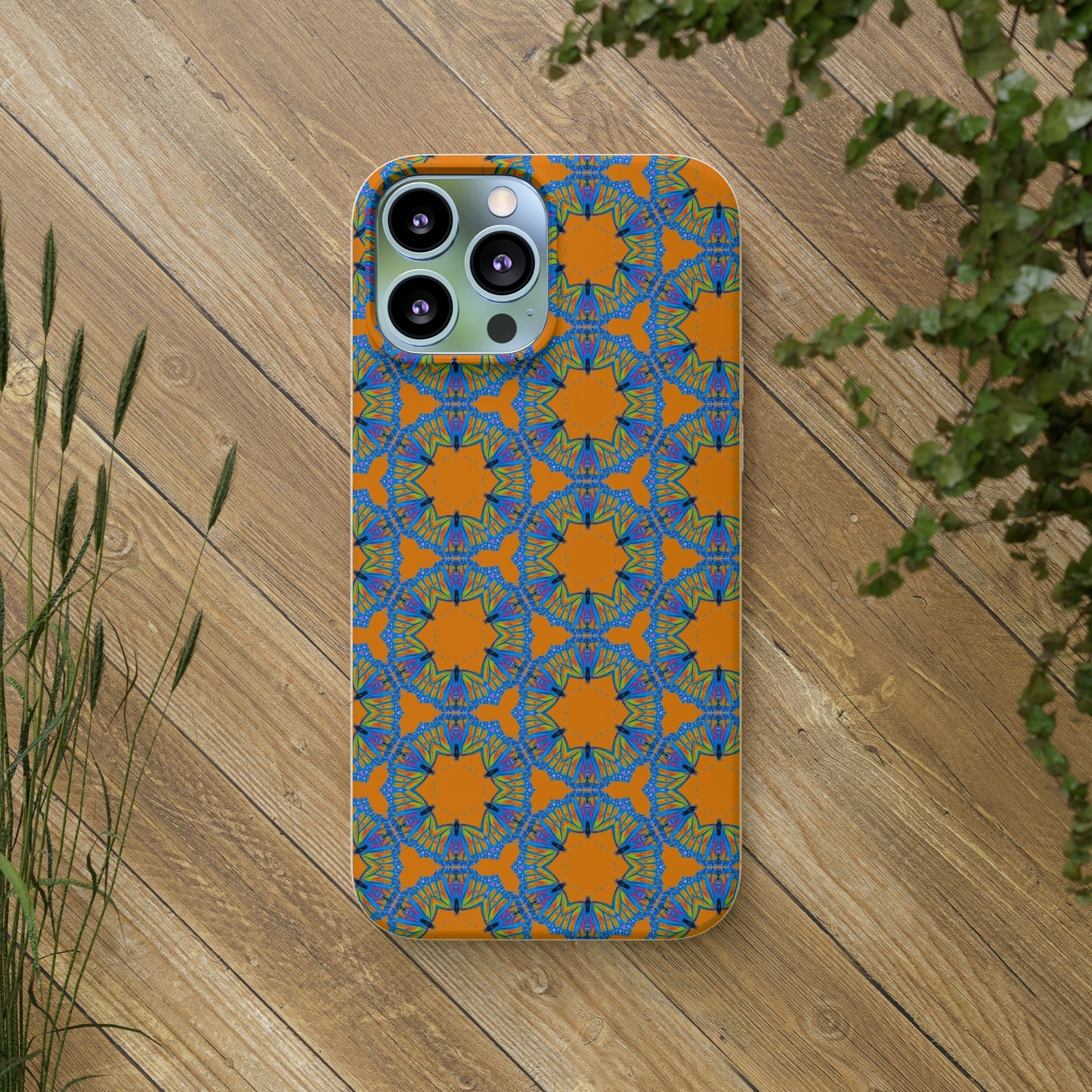 Biodegradable Phone Case - Butterfly Mandala