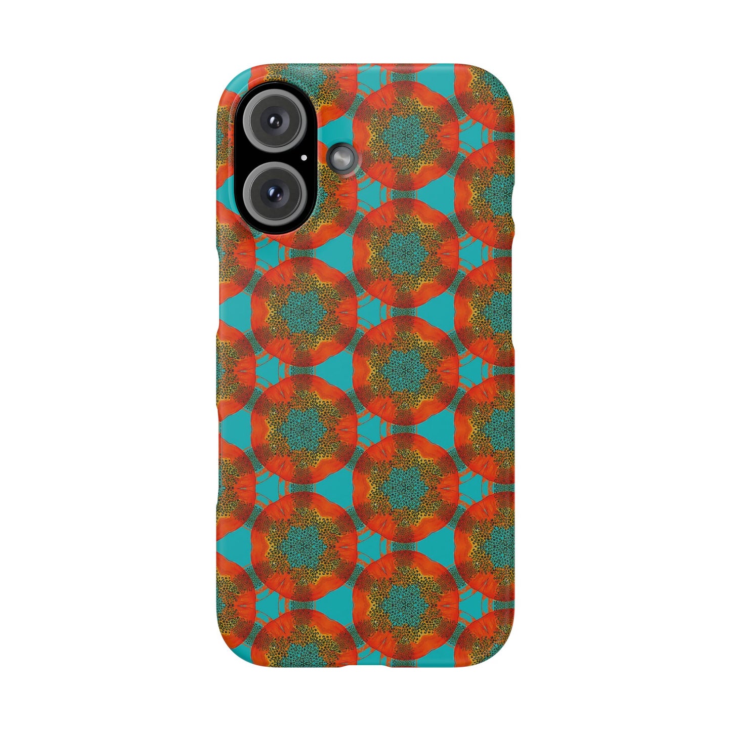 Snap Phone Case - Papaya Watercolor