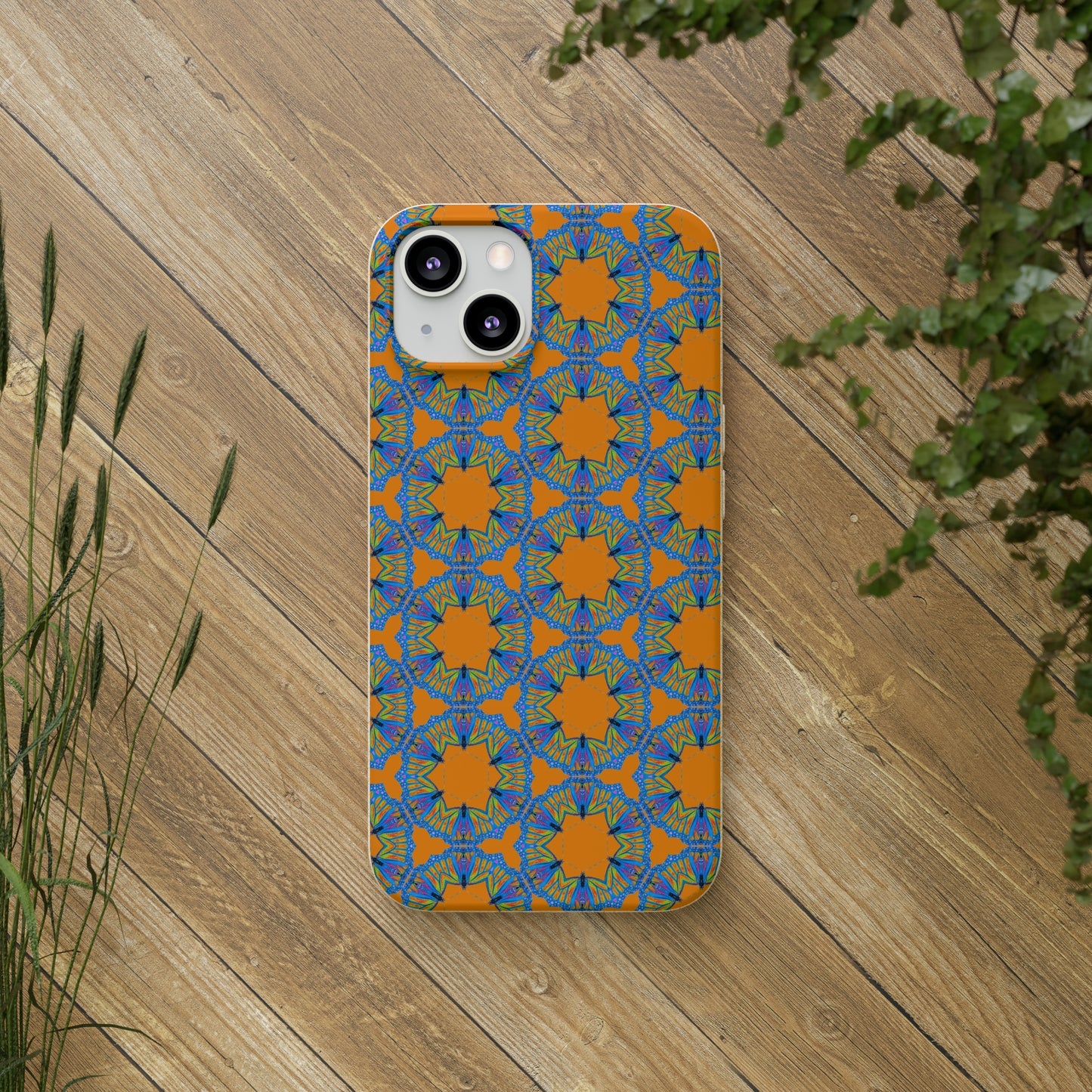 Biodegradable Phone Case - Butterfly Mandala
