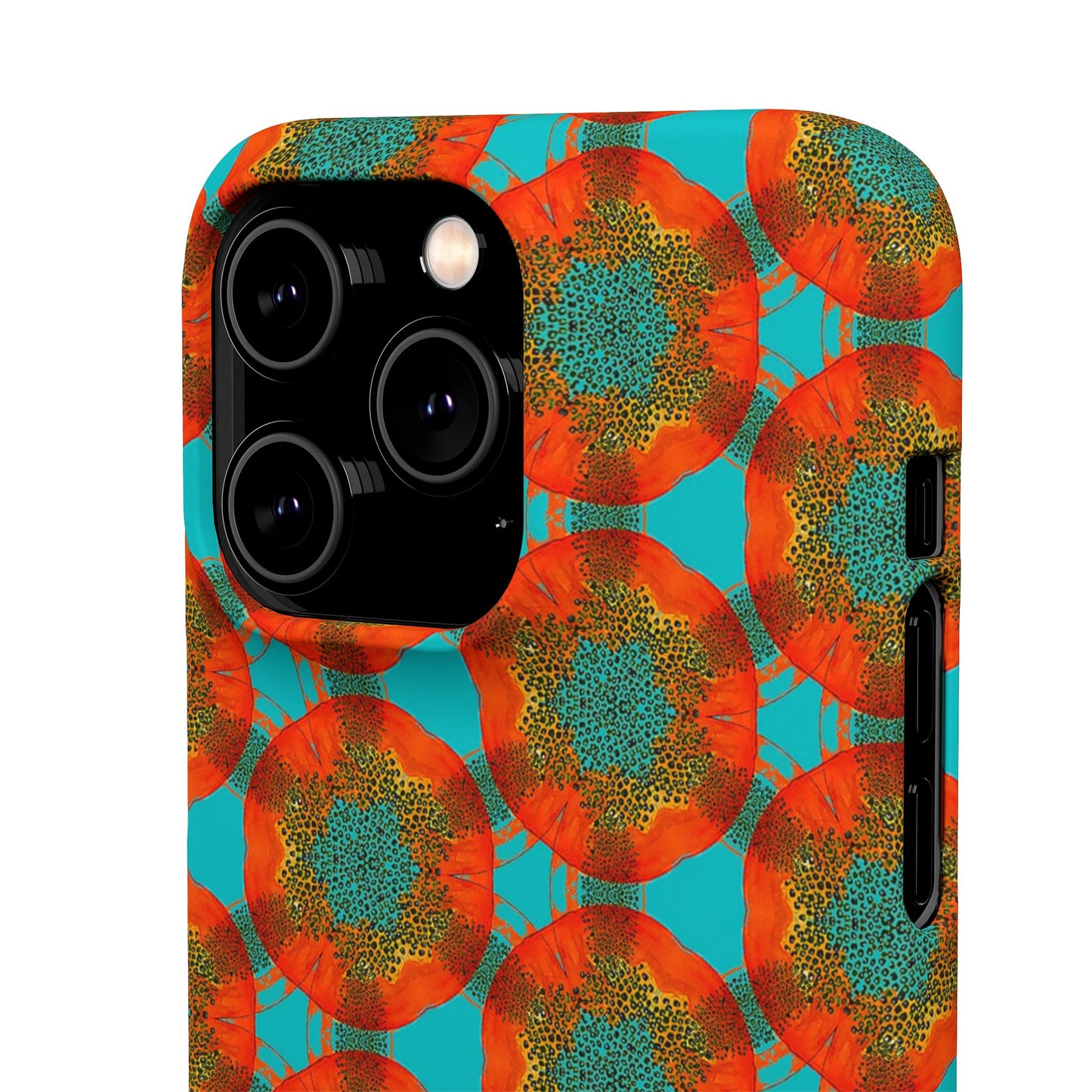 Snap Phone Case - Papaya Watercolor