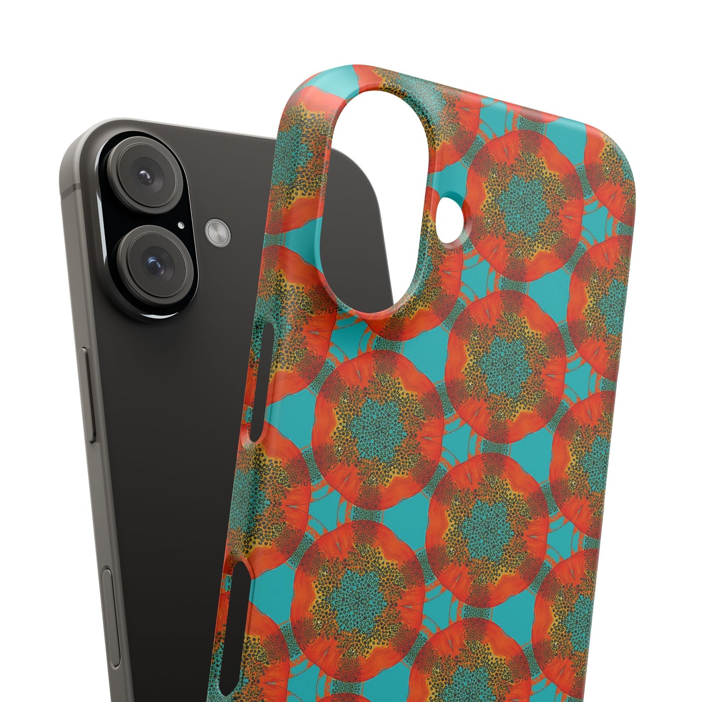 Snap Phone Case - Papaya Watercolor