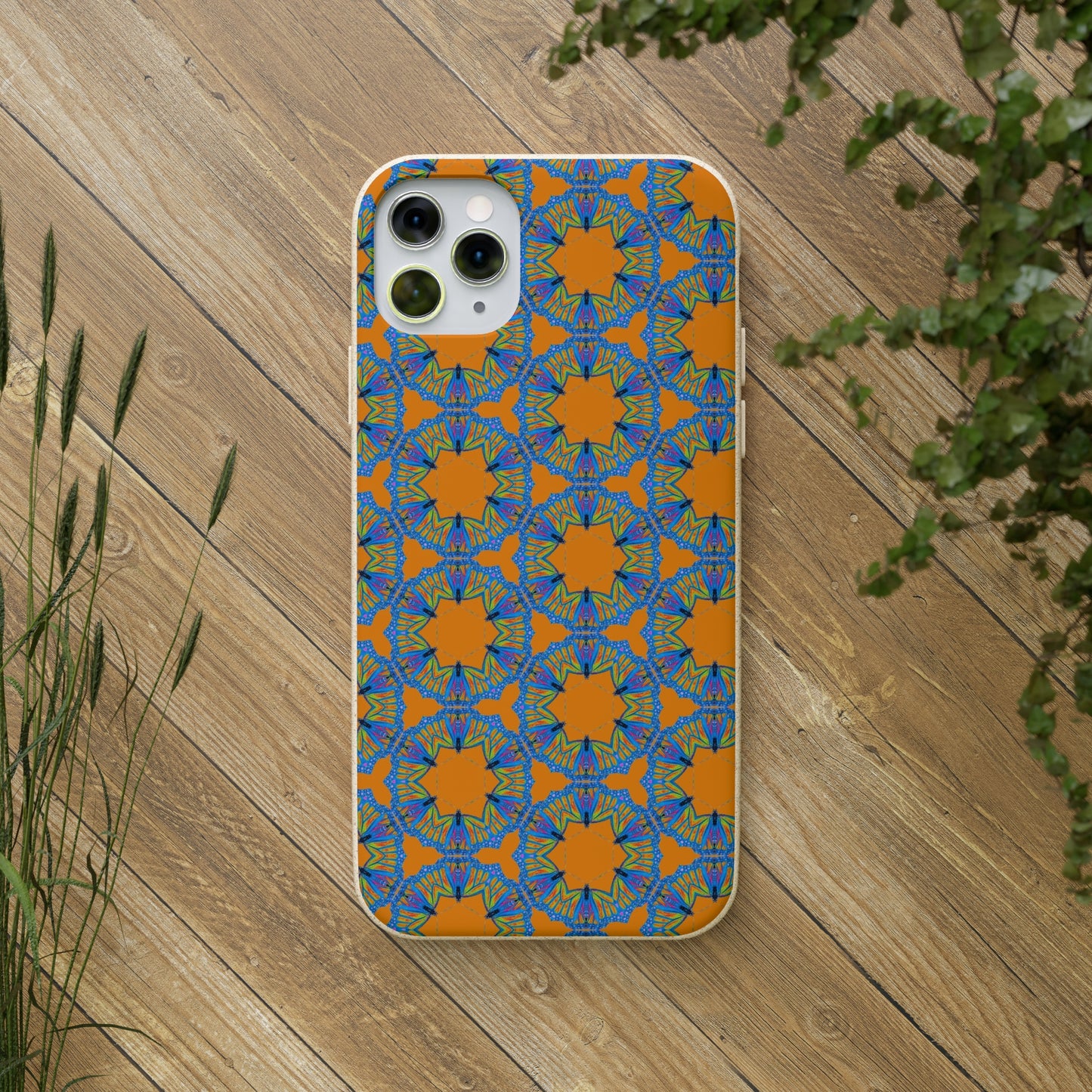 Biodegradable Phone Case - Butterfly Mandala