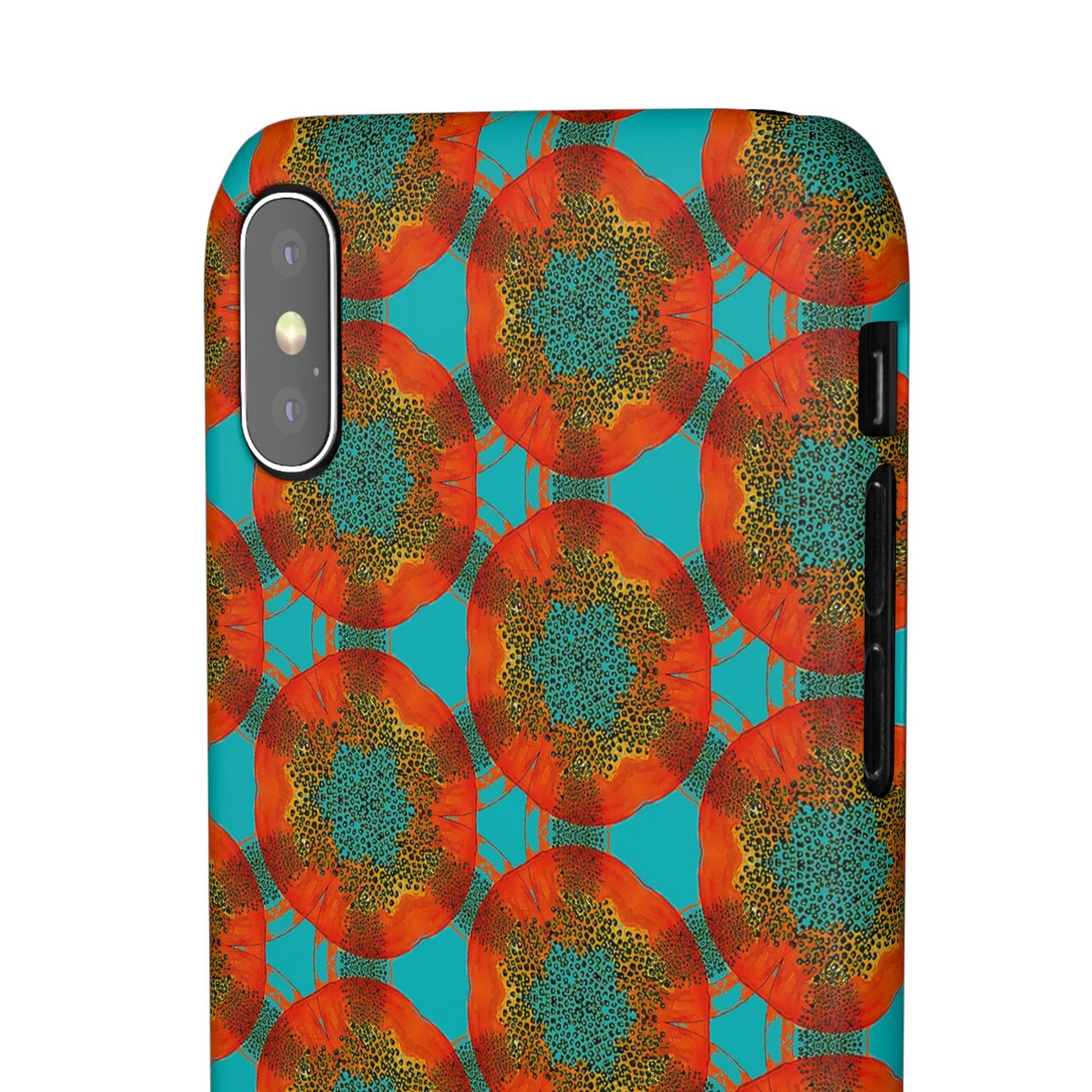 Snap Phone Case - Papaya Watercolor