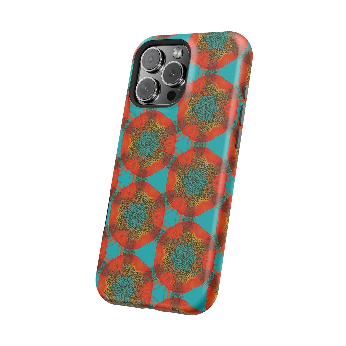 Magnetic iPhone Case - Papaya Water Color
