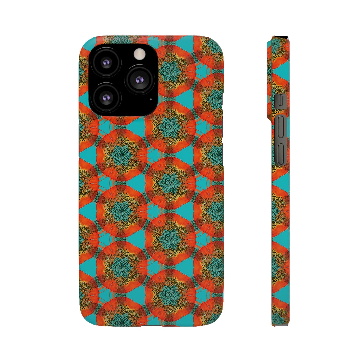Snap Phone Case - Papaya Watercolor