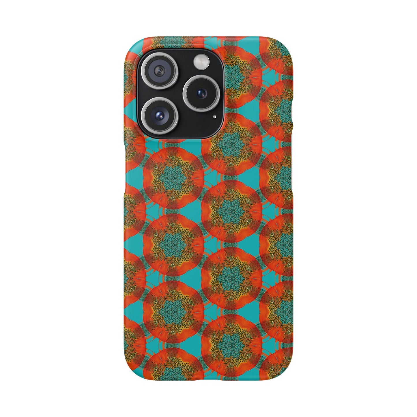 Snap Phone Case - Papaya Watercolor