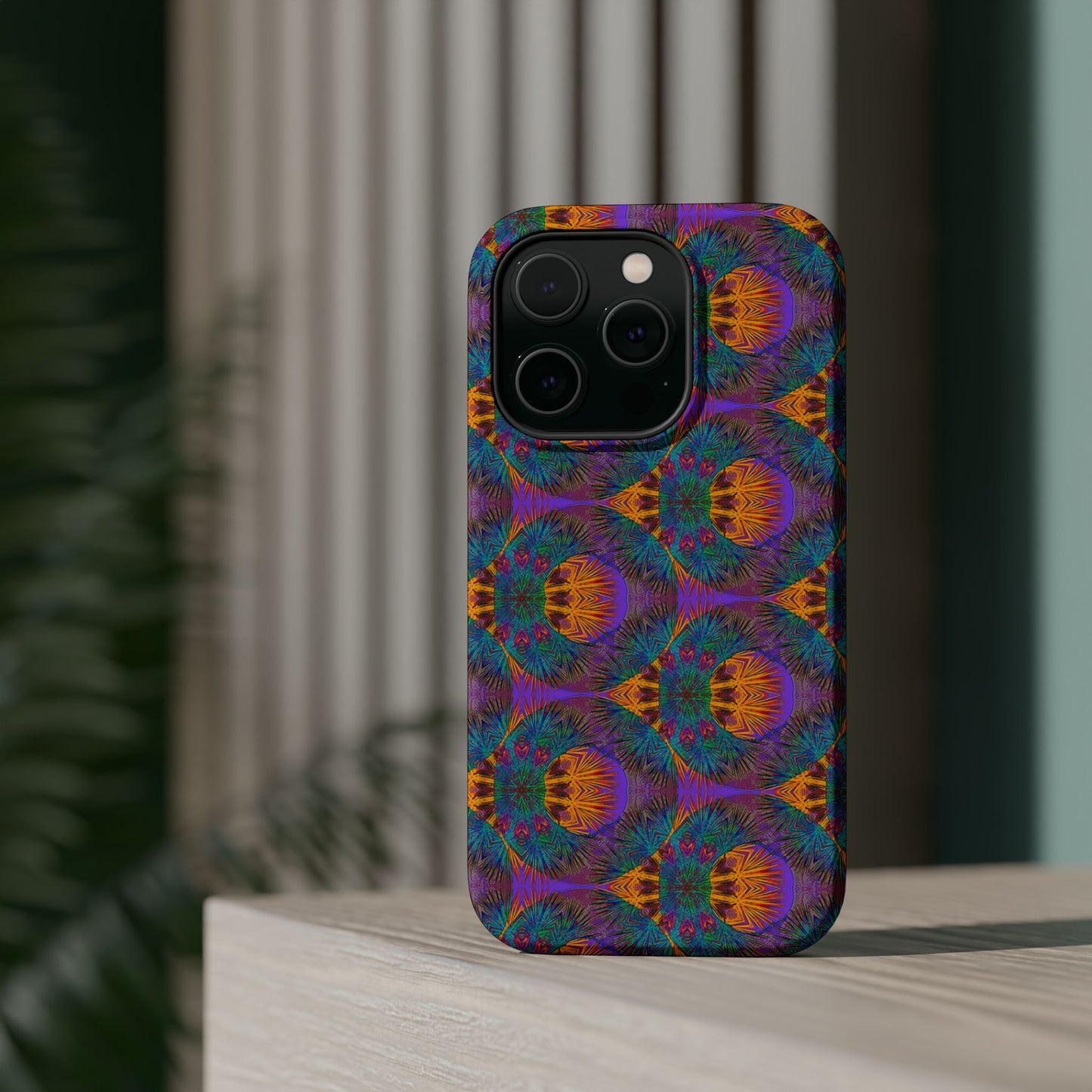 Magnetic iPhone Case - Fuzzy Donut Flower