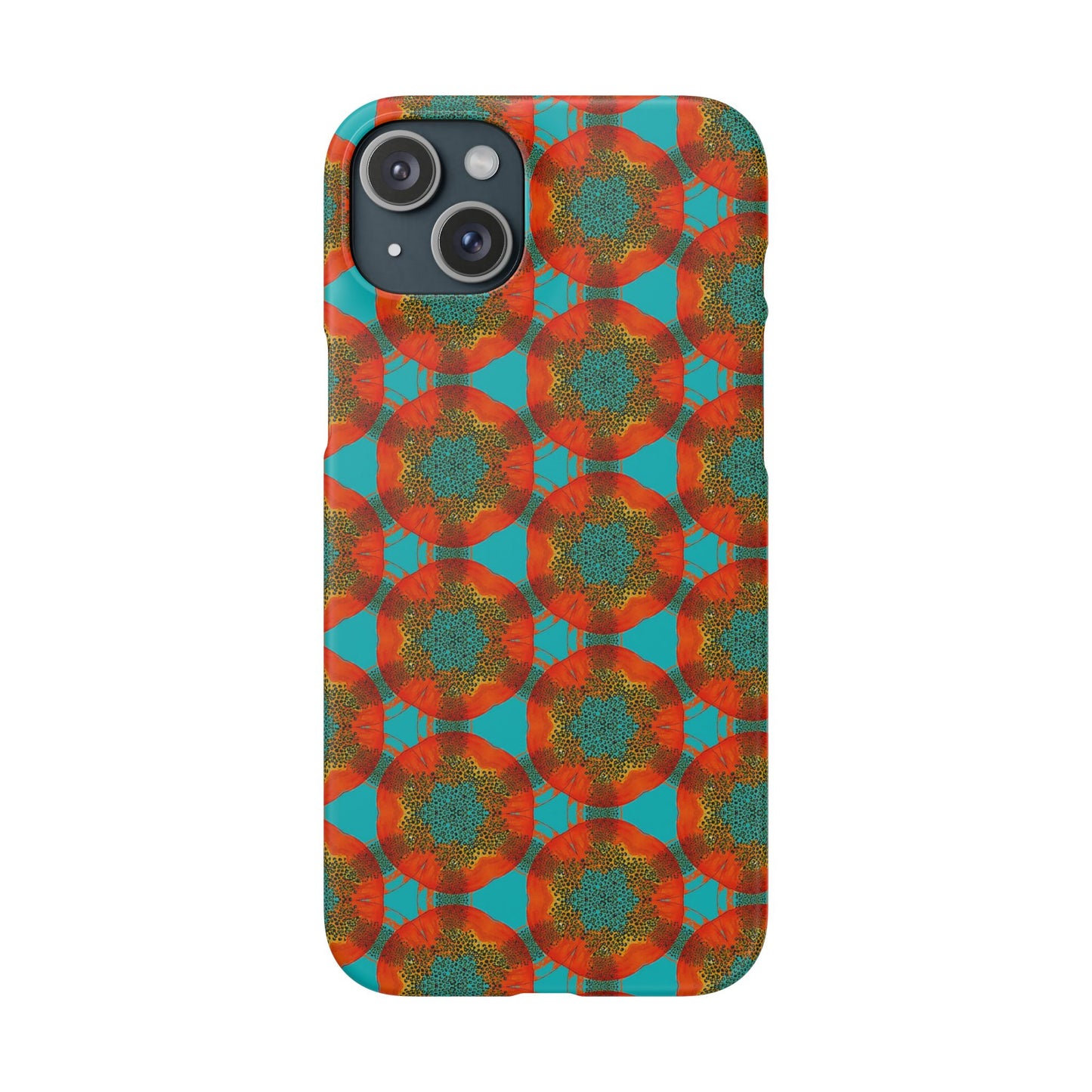Snap Phone Case - Papaya Watercolor
