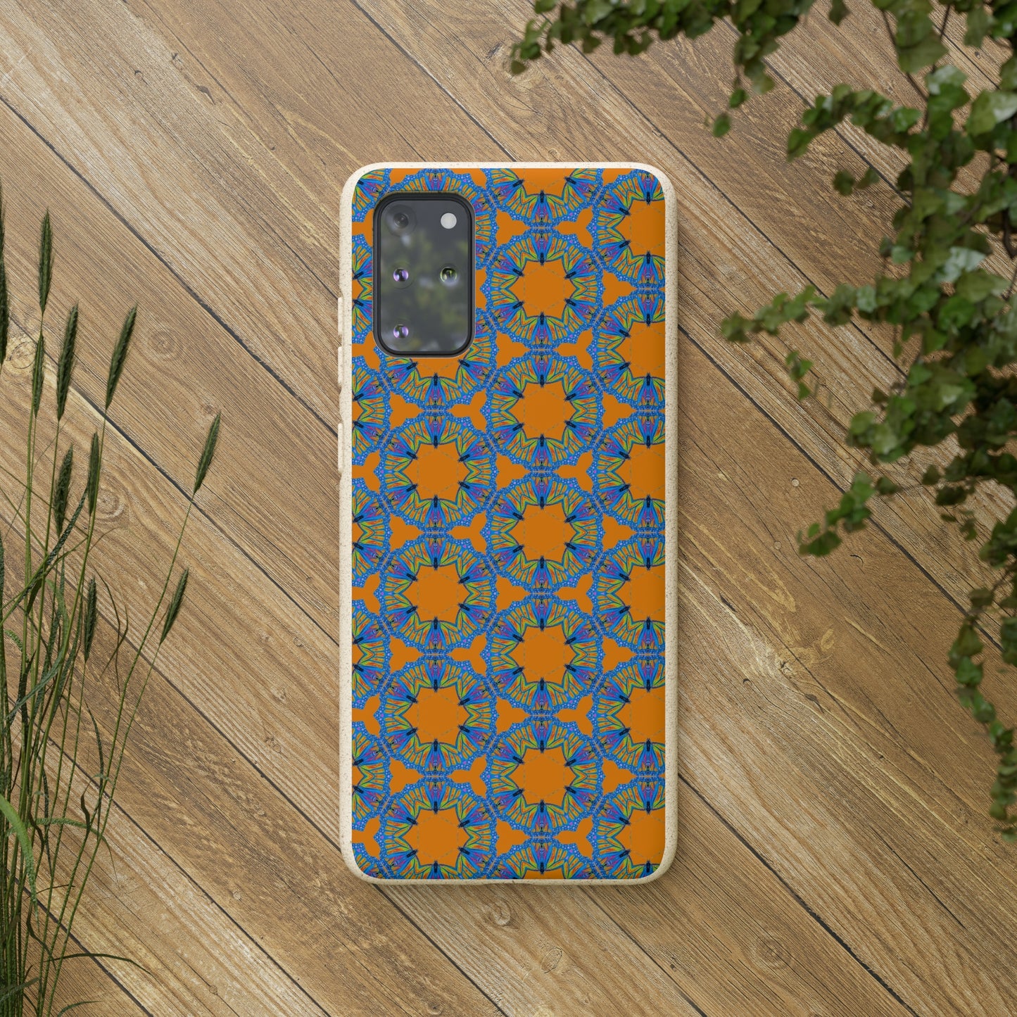Biodegradable Phone Case - Butterfly Mandala