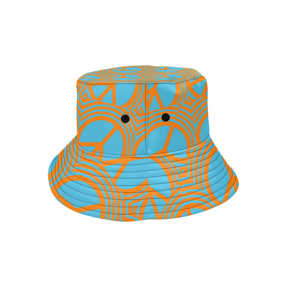 Women's All Over Print Bucket Hat Peace Circles