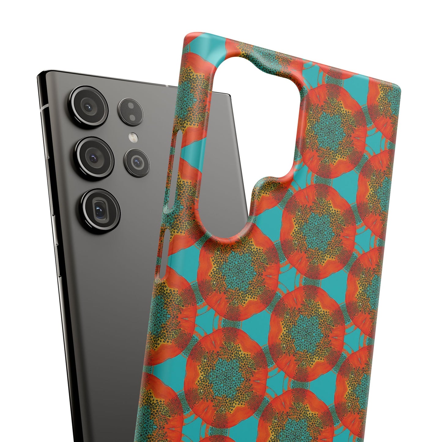 Snap Phone Case - Papaya Watercolor