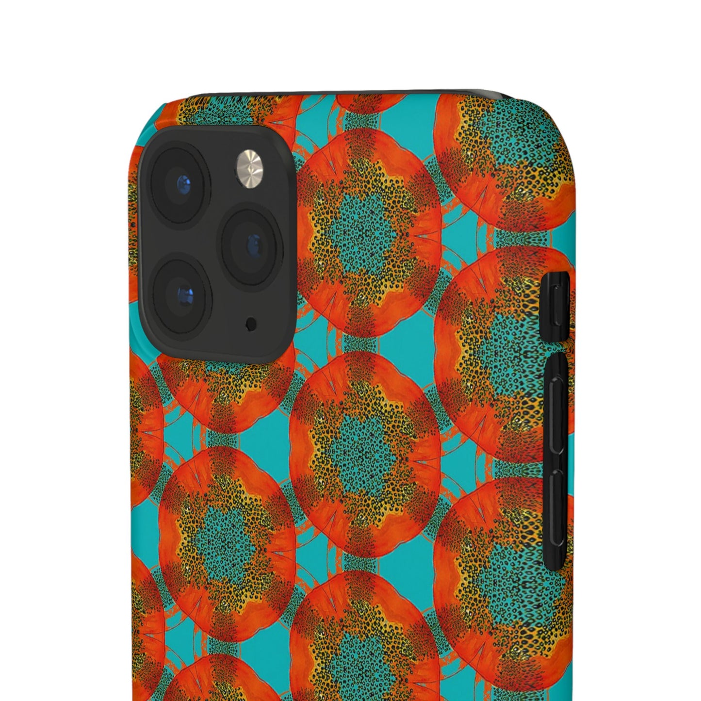 Snap Phone Case - Papaya Watercolor
