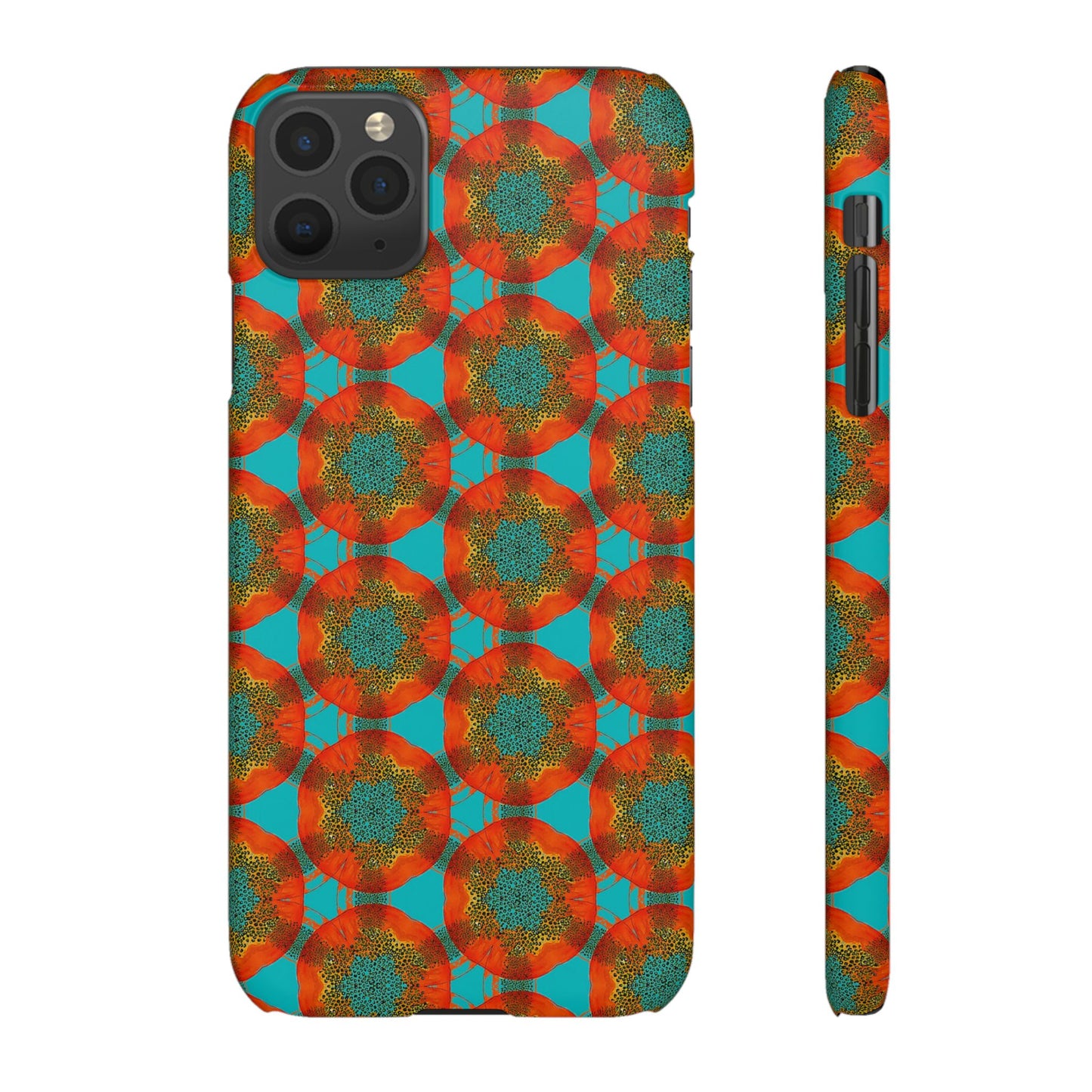Snap Phone Case - Papaya Watercolor
