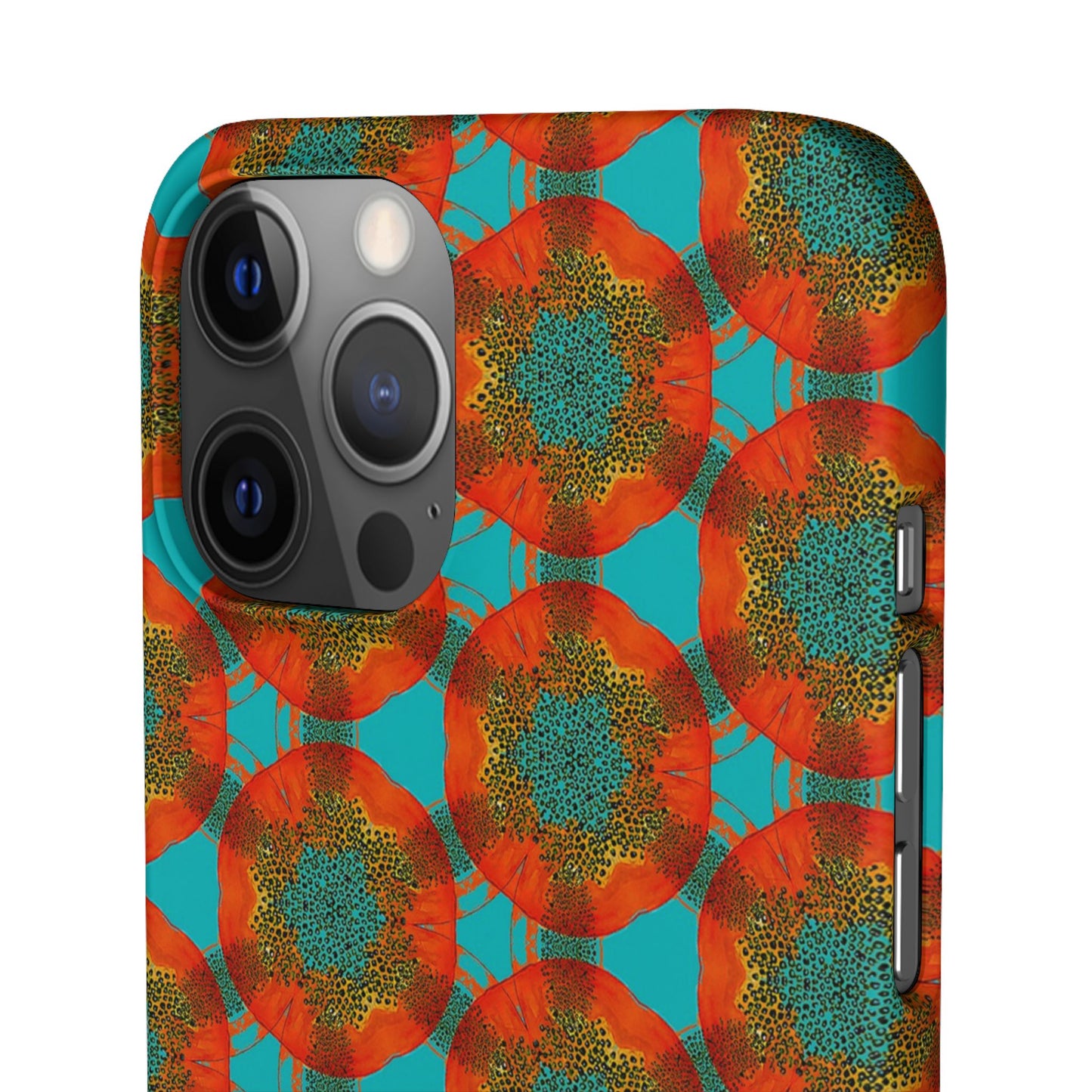 Snap Phone Case - Papaya Watercolor