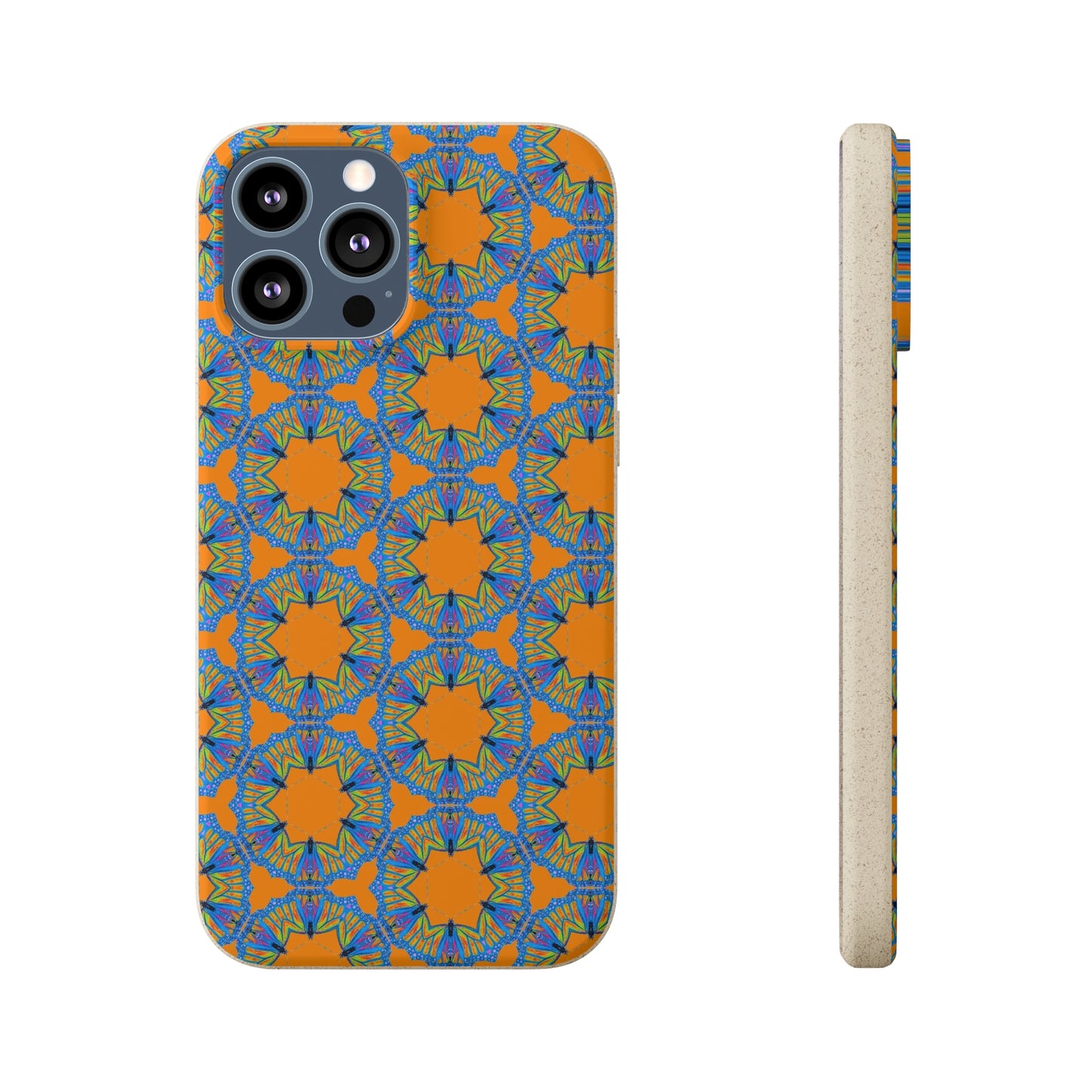 Biodegradable Phone Case - Butterfly Mandala