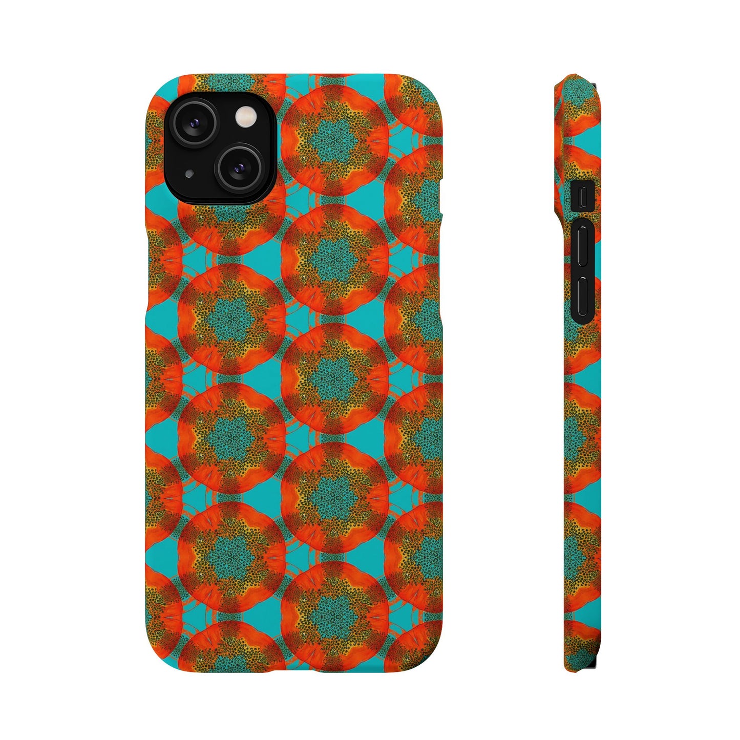 Snap Phone Case - Papaya Watercolor