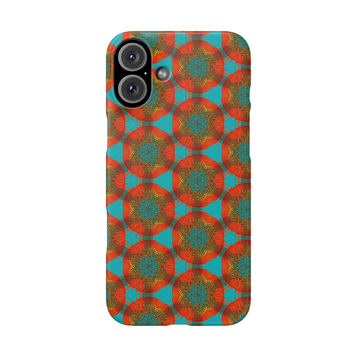 Snap Phone Case - Papaya Watercolor