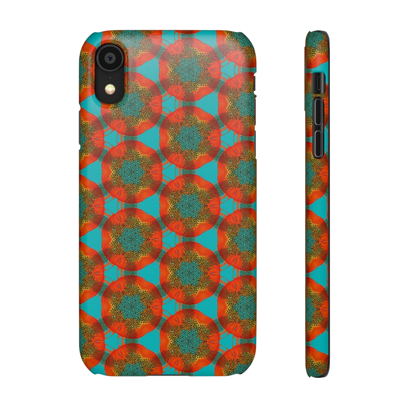 Snap Phone Case - Papaya Watercolor