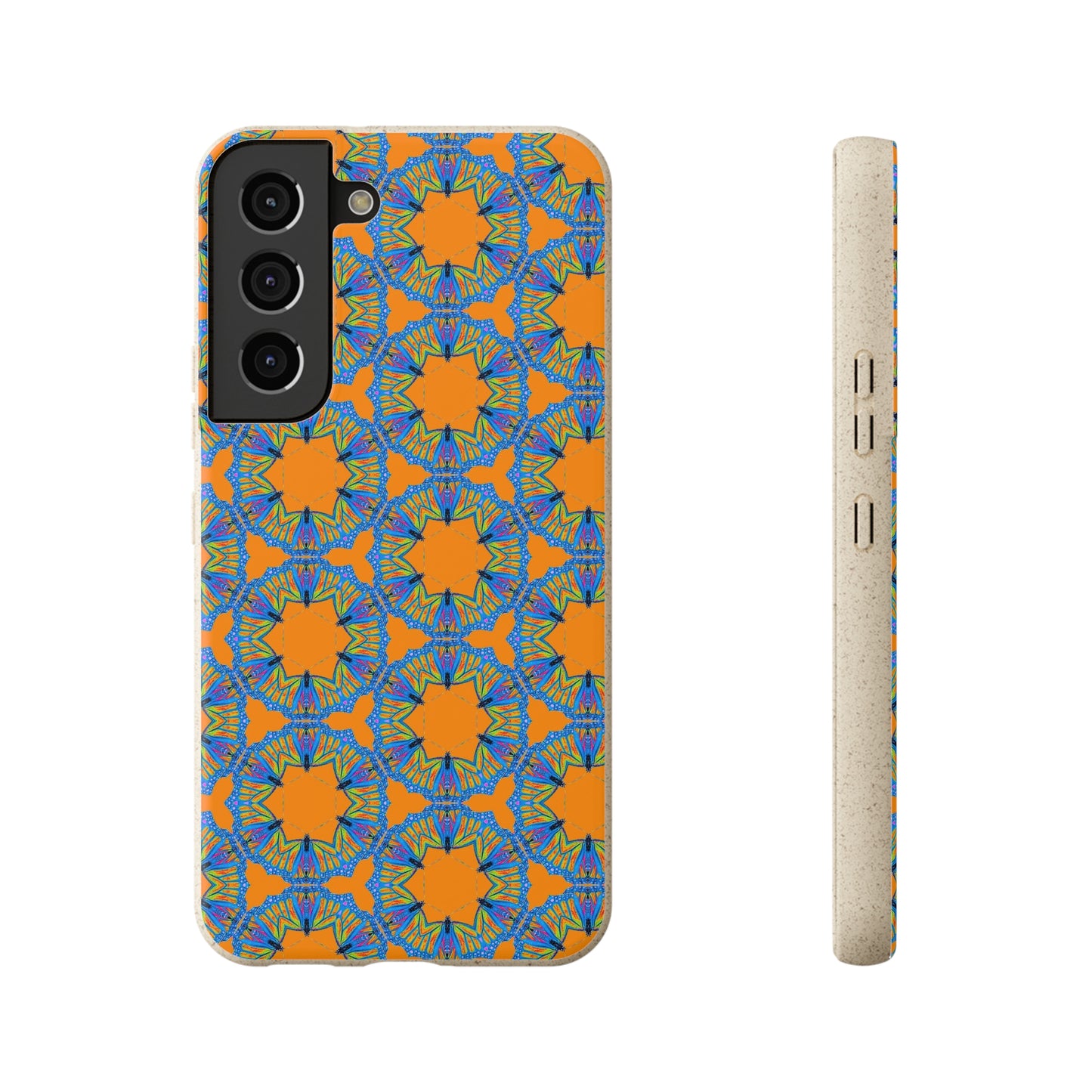 Biodegradable Phone Case - Butterfly Mandala