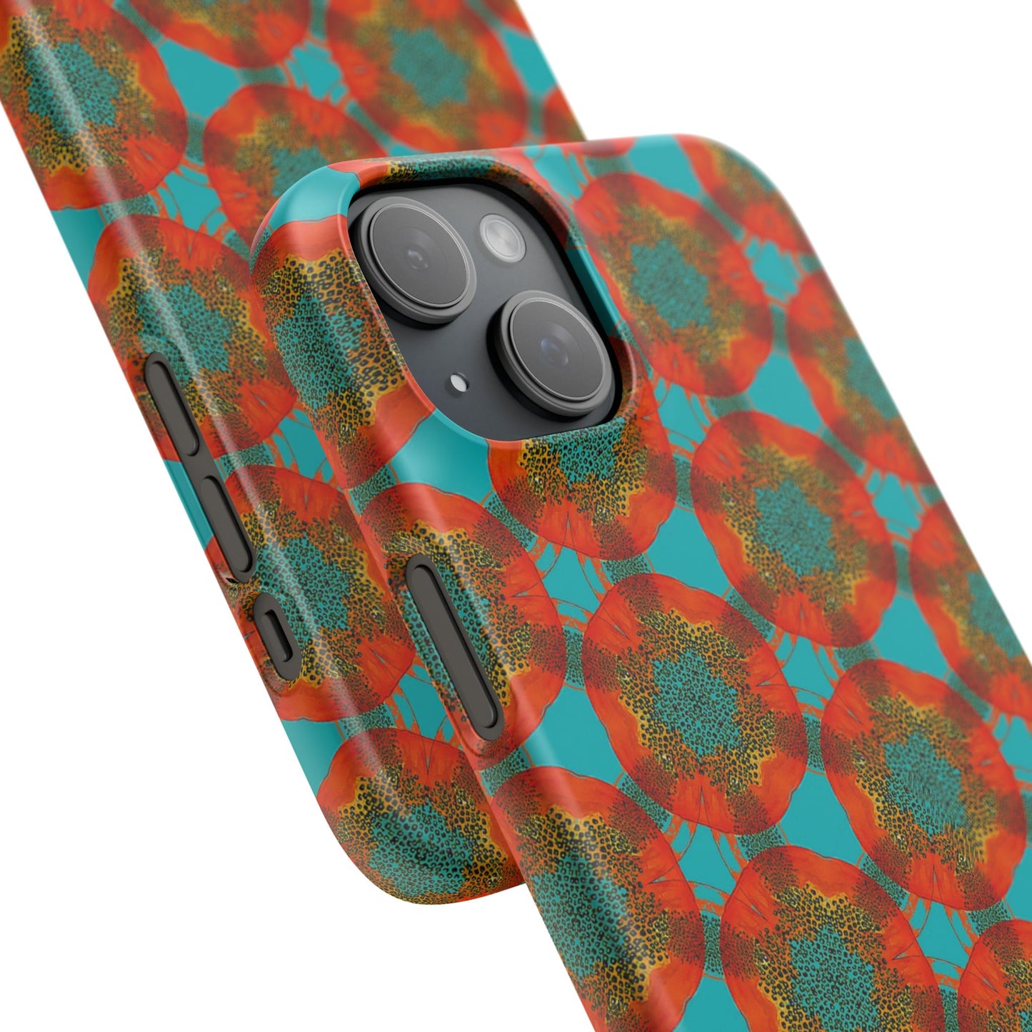 Snap Phone Case - Papaya Watercolor