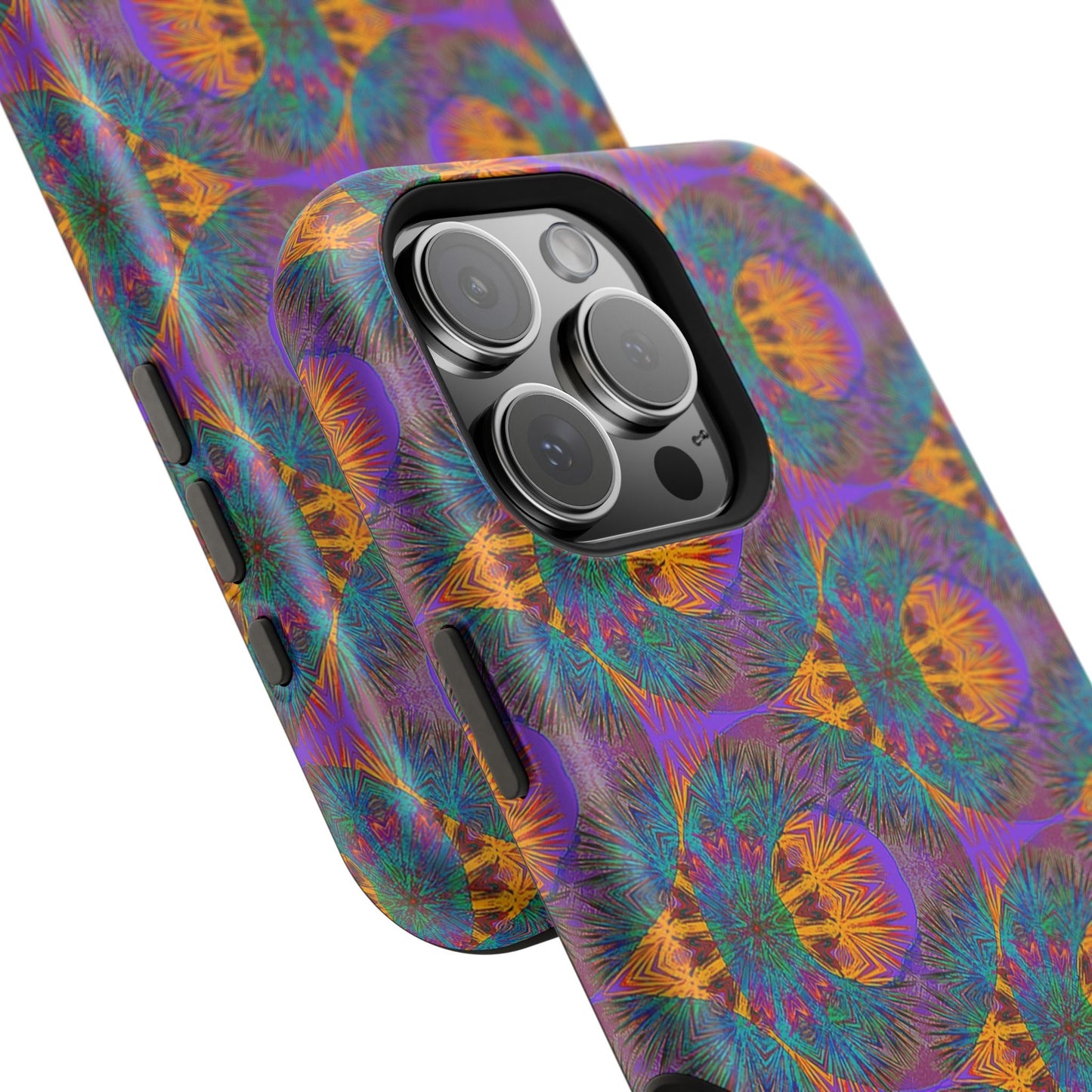 Magnetic iPhone Case - Fuzzy Donut Flower
