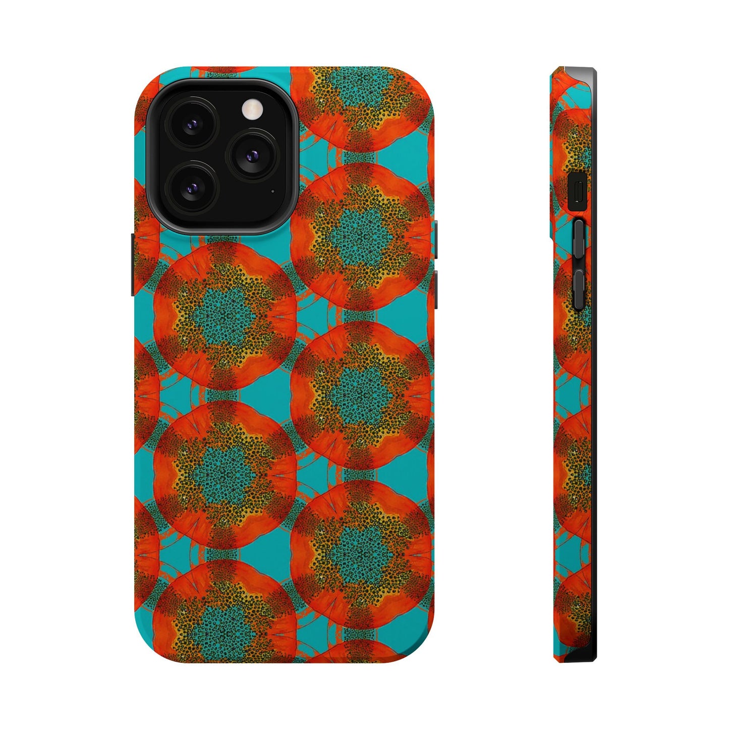 Magnetic iPhone Case - Papaya Water Color