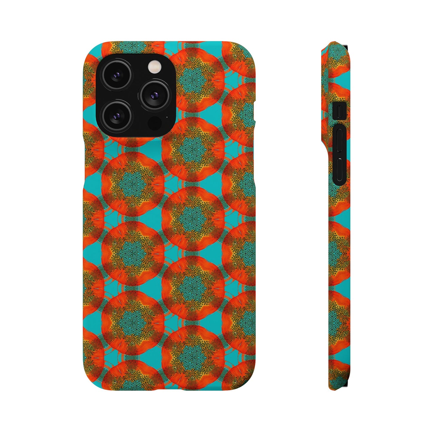 Snap Phone Case - Papaya Watercolor