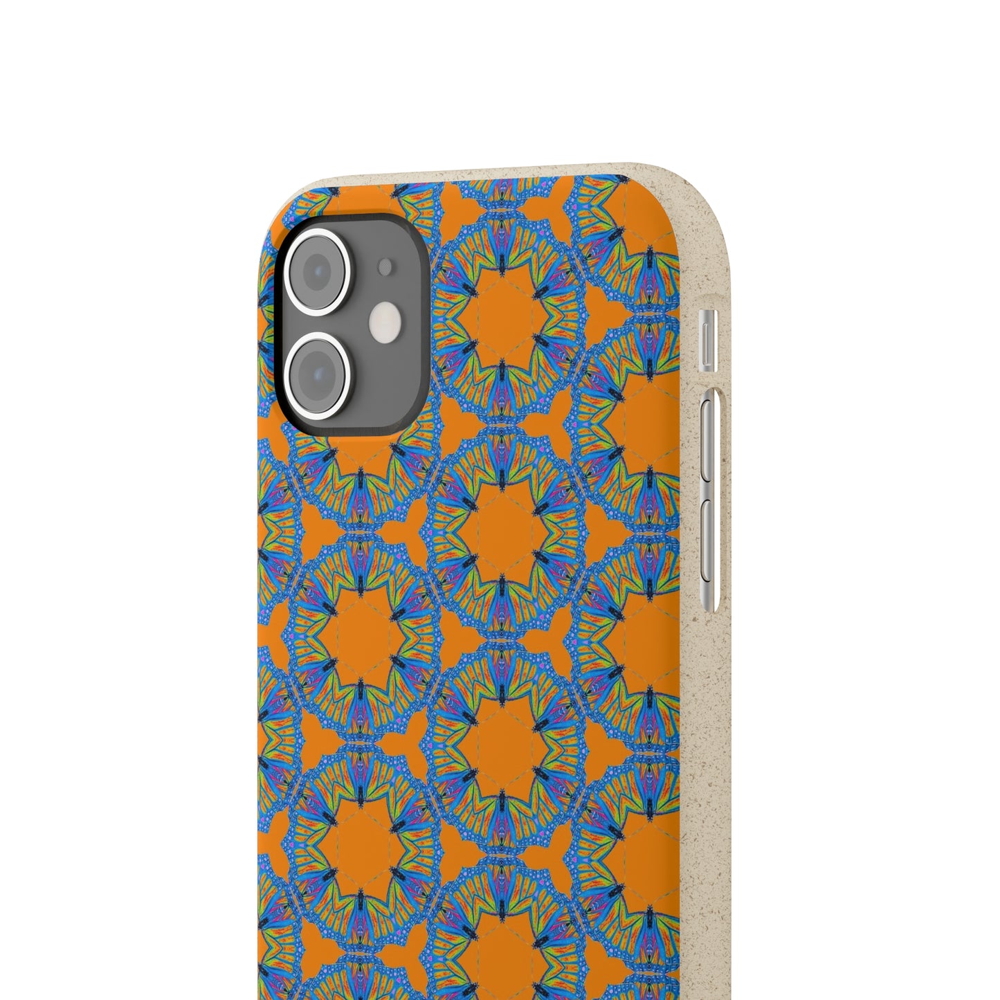Biodegradable Phone Case - Butterfly Mandala