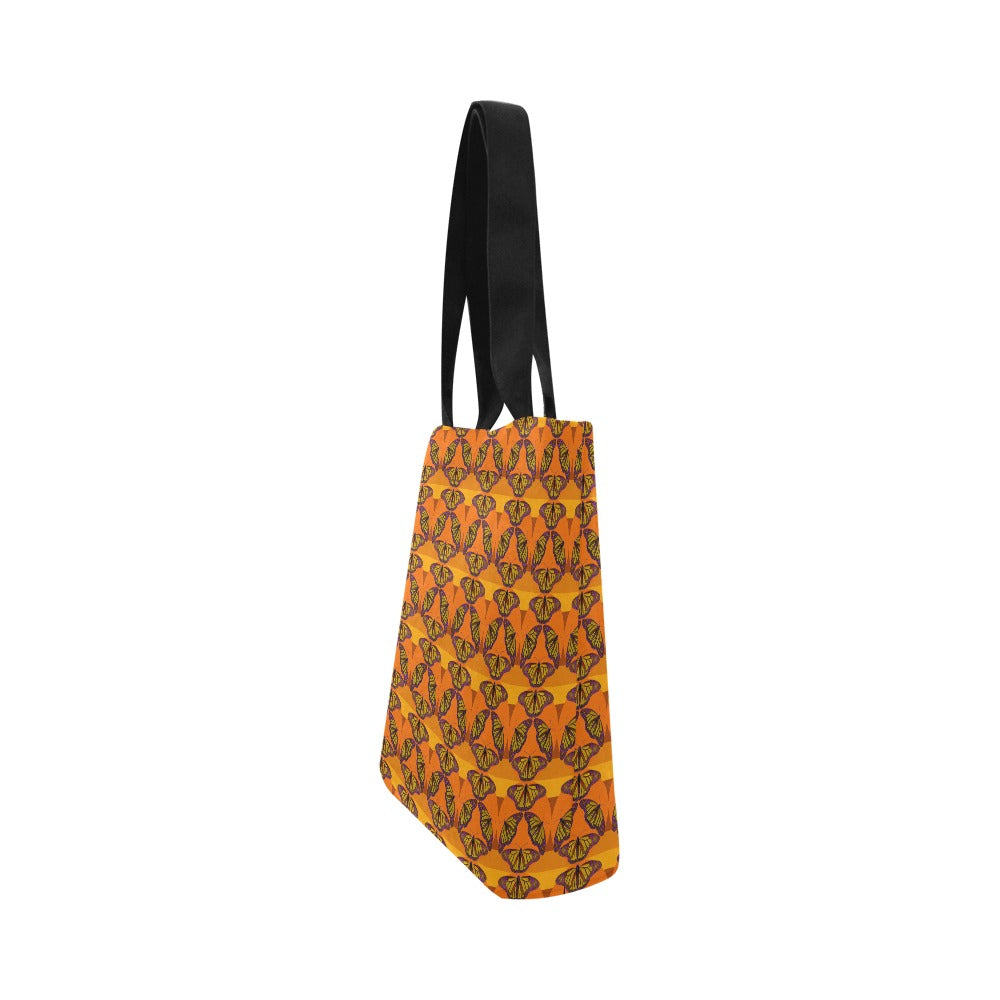 Premium All Print Canvas Tote Bag - Butterfly Sunset